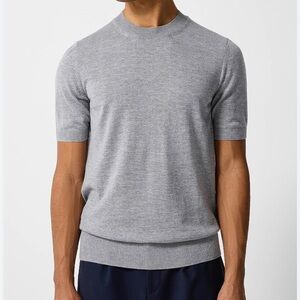 Hugo Boss Heather Grey Short Sleeve Tee